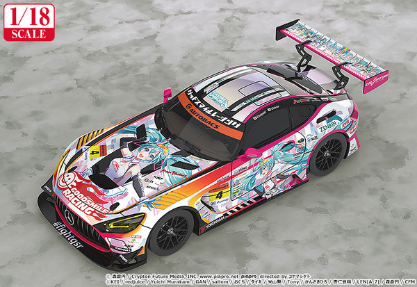 Hatsune Miku (AMG 2021 SUPER GT 100th Race Commemorative), GOOD SMILE Racing, GOOD SMILE Racing, Good Smile Company, Pre-Painted, 1/18, 4560392842818
